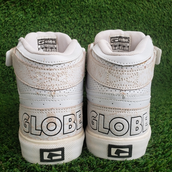(NWOT) GLOBE Hightop Skateboard Style Sneakers (6.5 US) - Picture 2 of 3